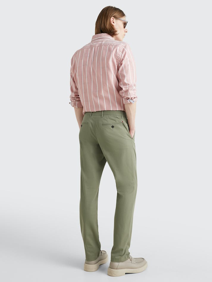 Tommy Hilfiger 1985 Collection Denton Fitted Men's Chino Pants New Basil | DyFVDT3F7QXv