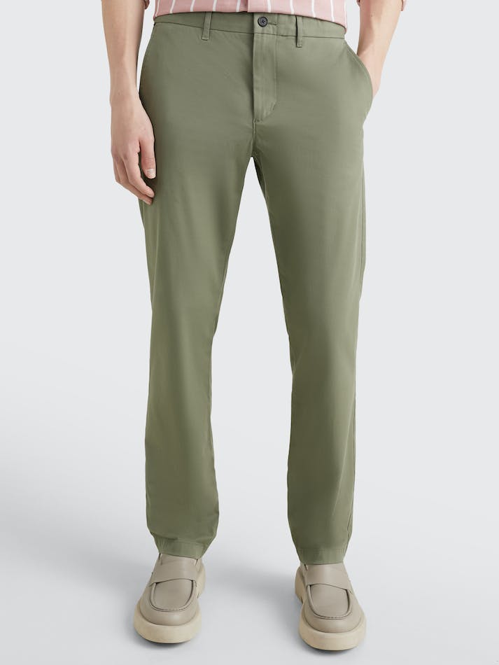 Tommy Hilfiger 1985 Collection Denton Fitted Men\'s Chino Pants New Basil | DyFVDT3F7QXv