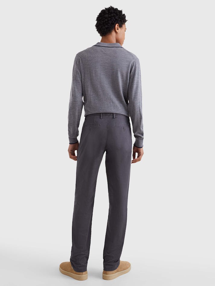 Tommy Hilfiger 1985 Collection Denton Fitted Men's Chino Pants Dark Grey | iJQWHvydSOar