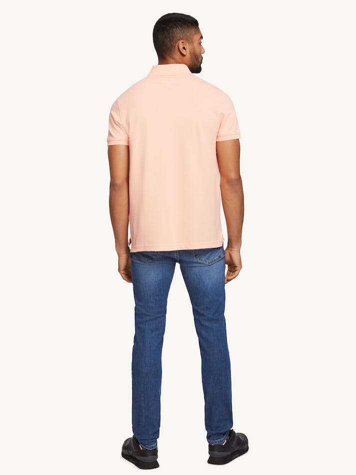 Tommy Hilfiger 1985 Regular Men's Polo Shirts Coral | WeQ82Pcmq6BS