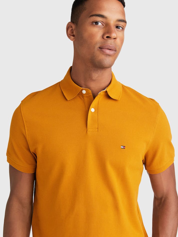 Tommy Hilfiger 1985 Regular Men's Polo Shirts Gold | ikIXltXMeQyX