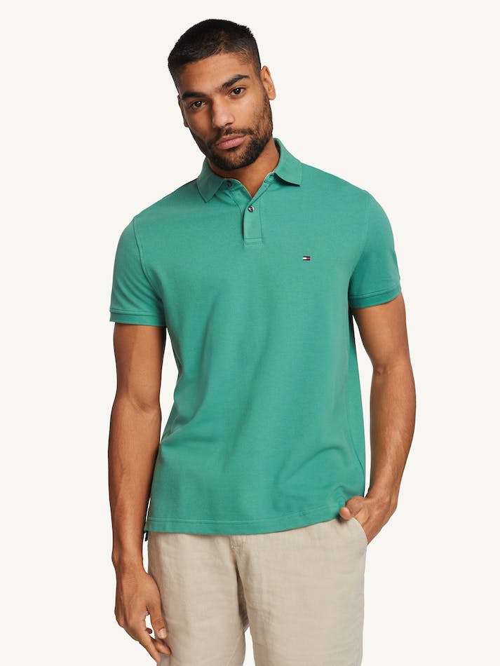 Tommy Hilfiger 1985 Regular Men\'s Polo Shirts Green | CH3AVaV8ZuJT