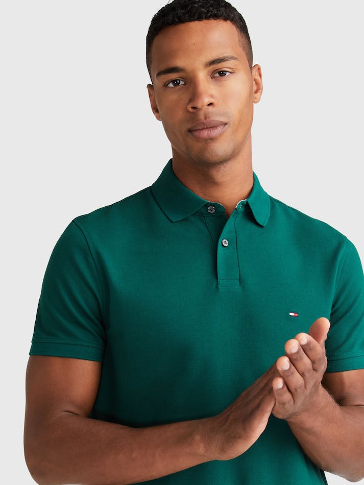 Tommy Hilfiger 1985 Regular Men's Polo Shirts Green | gy4rnq0g1Wto