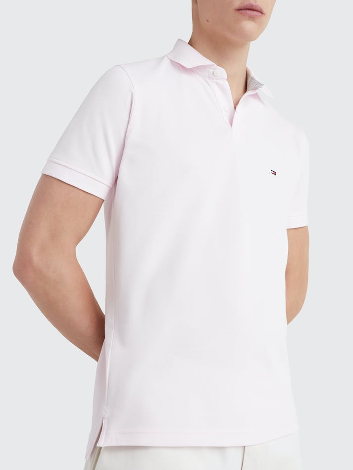 Tommy Hilfiger 1985 TH Flex Organic Men's Polo Shirts Light Pink | USl9zMdyFNYF