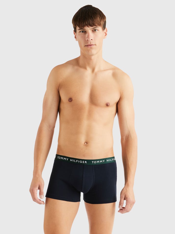 Tommy Hilfiger 3-Pack Essential Men's Underwear Dark Blue | CWc48CQLFZUa