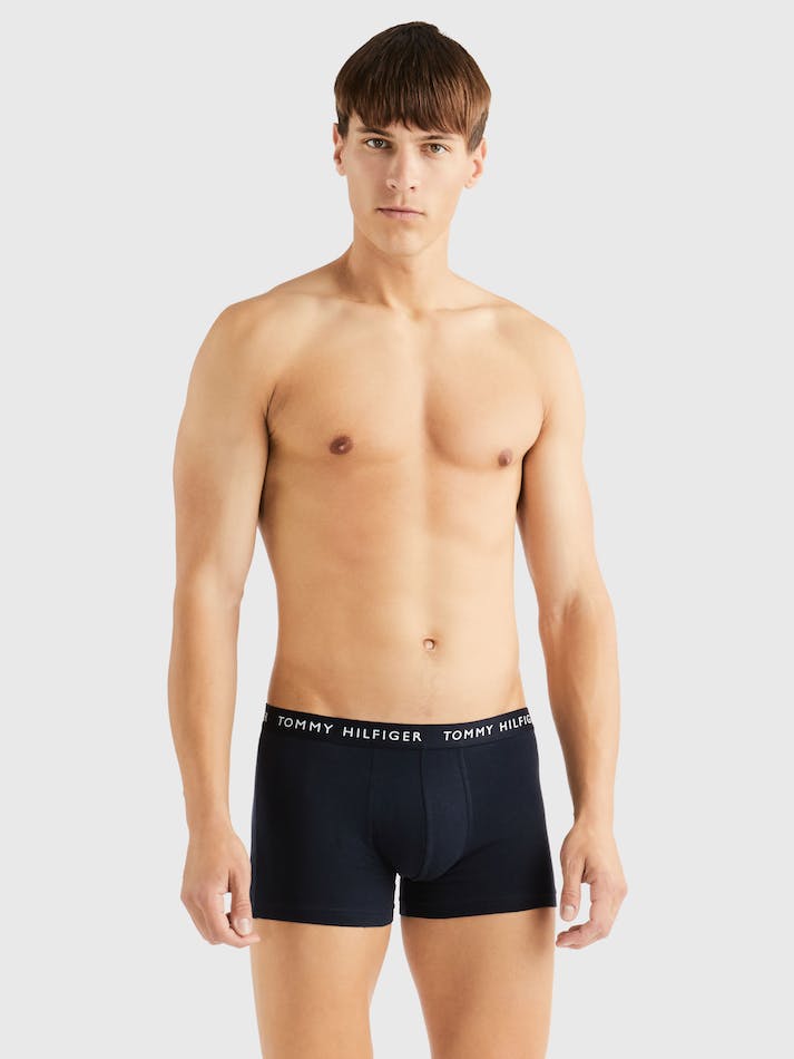 Tommy Hilfiger 3-Pack Essential Men's Underwear Dark Blue | CWc48CQLFZUa