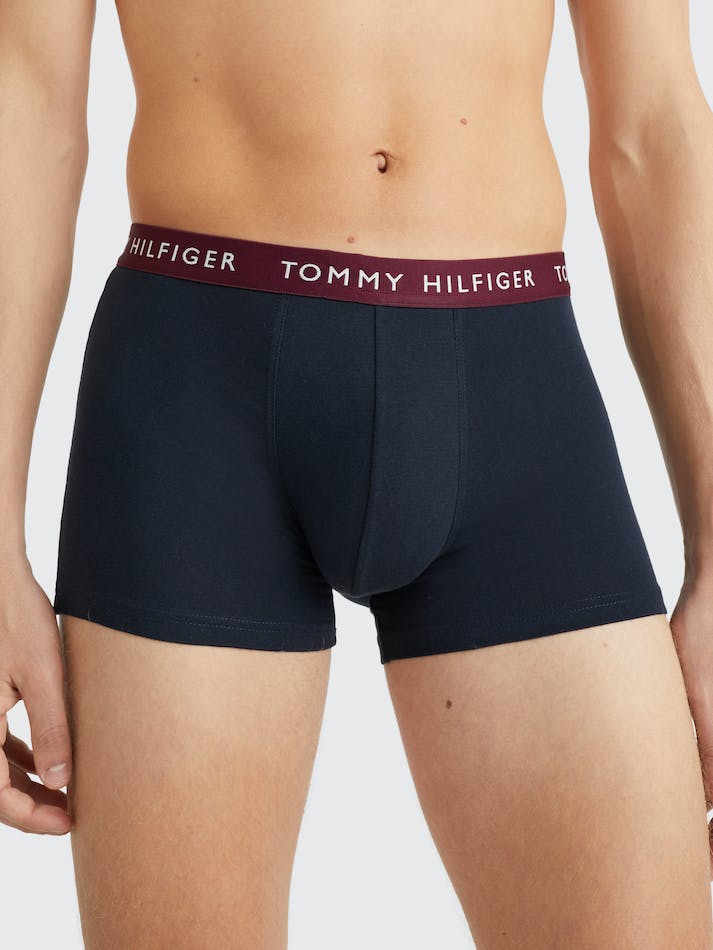 Tommy Hilfiger 3-Pack Essential Men's Underwear Dark Blue | CWc48CQLFZUa