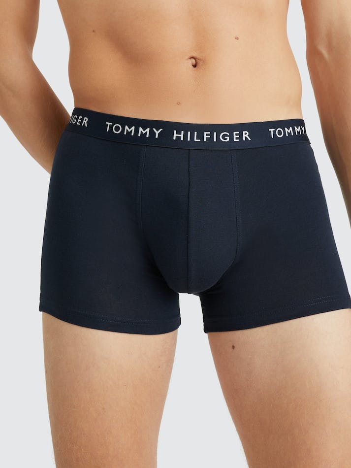 Tommy Hilfiger 3-Pack Essential Men's Underwear Dark Blue | CWc48CQLFZUa