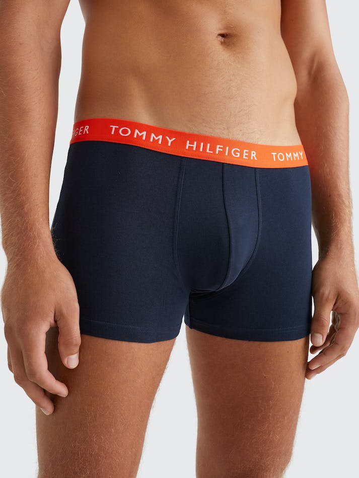 Tommy Hilfiger 3-Pack Essential Men's Underwear Dark Blue | W7KdO9frtcgR