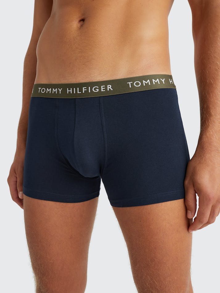 Tommy Hilfiger 3-Pack Essential Men's Underwear Dark Blue | W7KdO9frtcgR