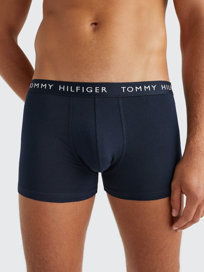 Tommy Hilfiger 3-Pack Essential Men's Underwear Dark Blue | W7KdO9frtcgR