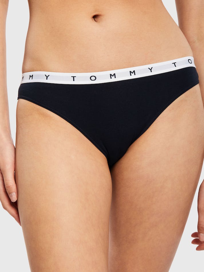 Tommy Hilfiger 3-Pack Repeat Logo Women's Lingerie Dark Blue | syl4jcUuZtHb