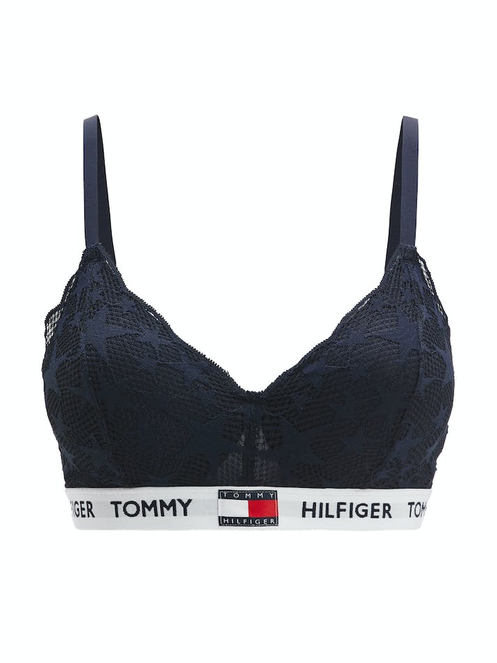 Tommy Hilfiger 85 Star Lace Push-Up Women's Underwear Blue | Hk5ih726S6J8