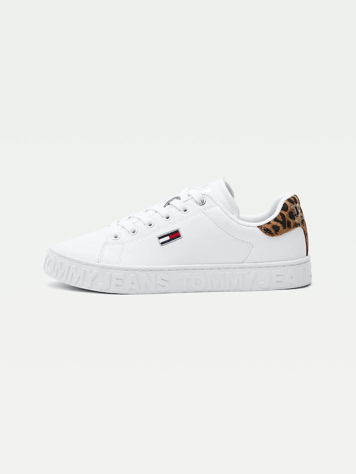 Tommy Hilfiger Animal Back Women's Sneakers White | gLRczQccDXZ3