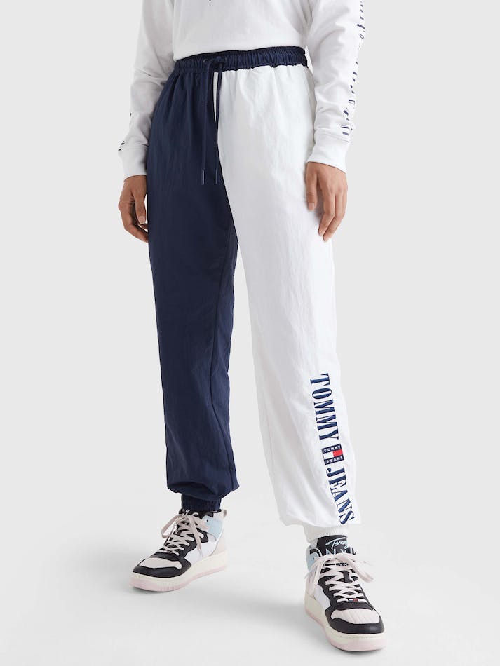 Tommy Jeans Archive Colour-Blocked Relaxed Women's Jogger Navy | h5x7KvIhrrdL