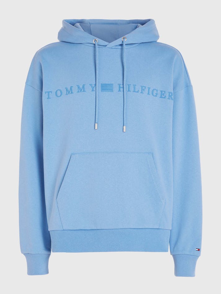 Tommy Hilfiger Archive Logo Men's Hoodie Blue | wuaGmw1xvGh3