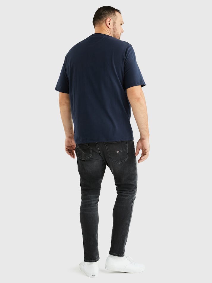 Tommy Jeans Archive Men's T Shirts Navy | LYALlpvFMDGy