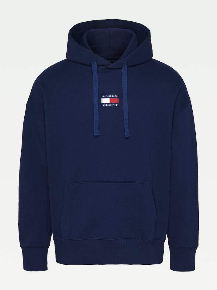 Tommy Hilfiger Badge Organic Cotton Men's Hoodie Navy | gYLwF3BAE21r