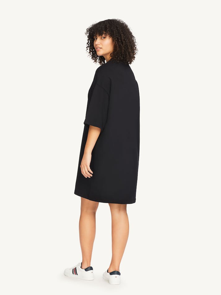 Tommy Hilfiger Badge T-Shirt Mini Women's Dress Black | dizs4PHwZb3C