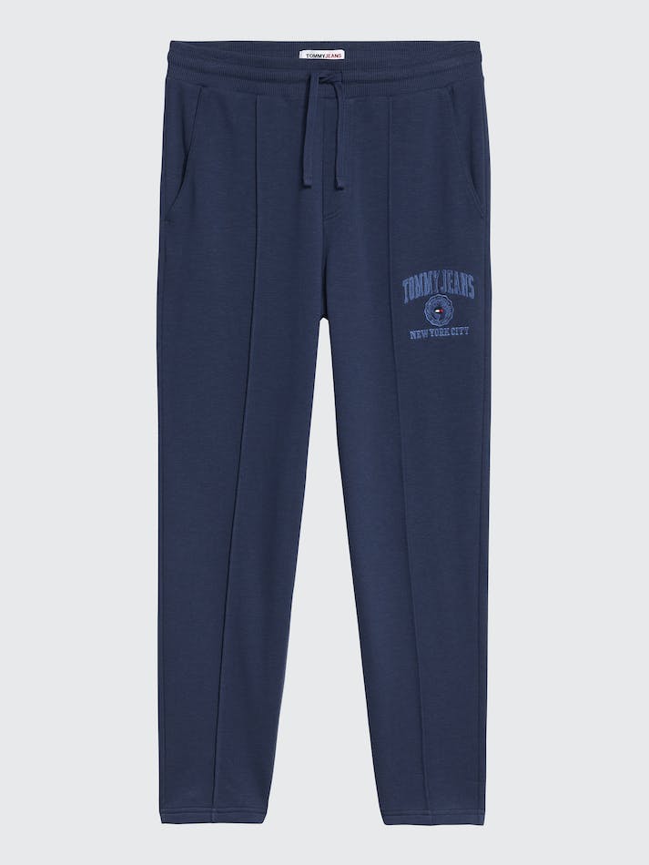 Tommy Jeans Baxter College Logo Men's Jogger Navy | 7oR0fWnQryQK