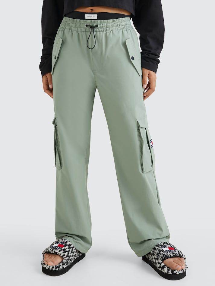 Tommy Jeans Betsy Baggy Cargo Women's Jogger Olive | jie8nAn84dU3