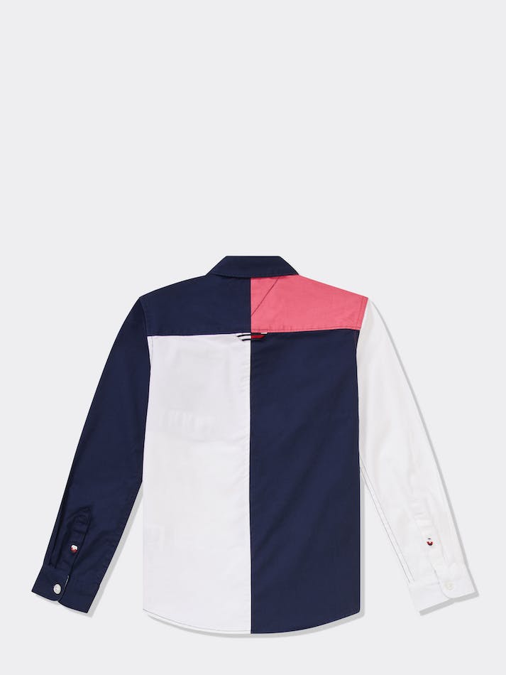 Tommy Hilfiger Boys 3-7 Archive Colourblock Kids' Shirts Colourblock | NVE3HPvdqEJx