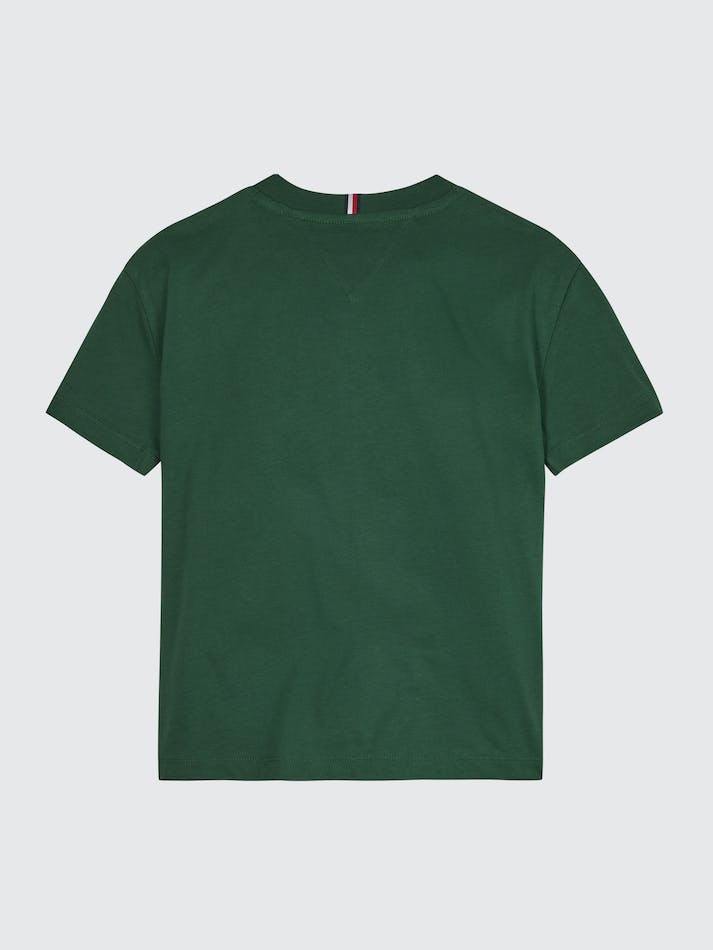 Tommy Hilfiger Boys 3-7 College Organic Cotton Kids' T Shirts Green | d9bRopvP6GWH