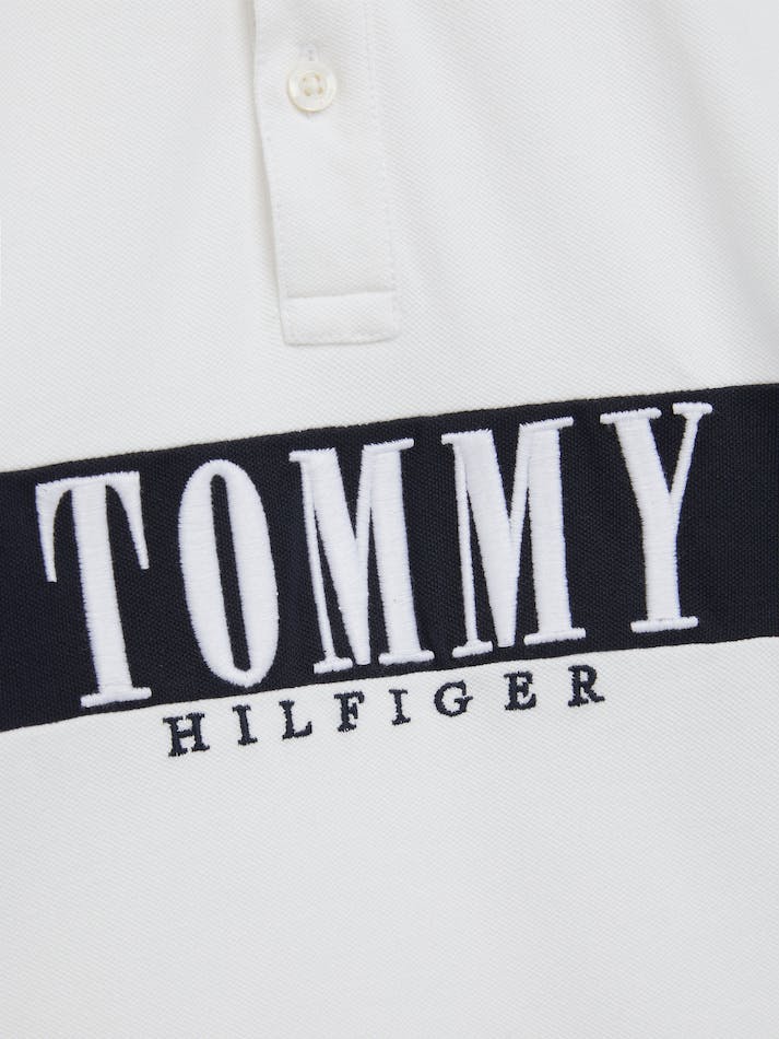 Tommy Hilfiger Boys 3-7 Colour-Blocked Logo Kids' Polo Shirts White | wYF89UWpTVWb