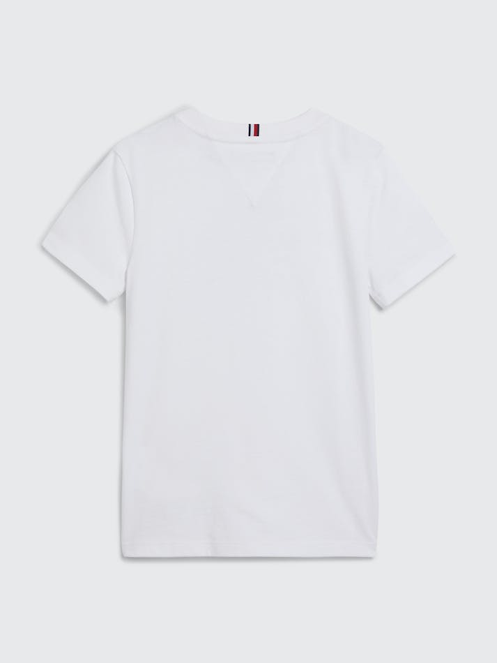 Tommy Hilfiger Boys 3-7 Logo Crew Neck Kids' T Shirts White | gEP4uMavQbzJ