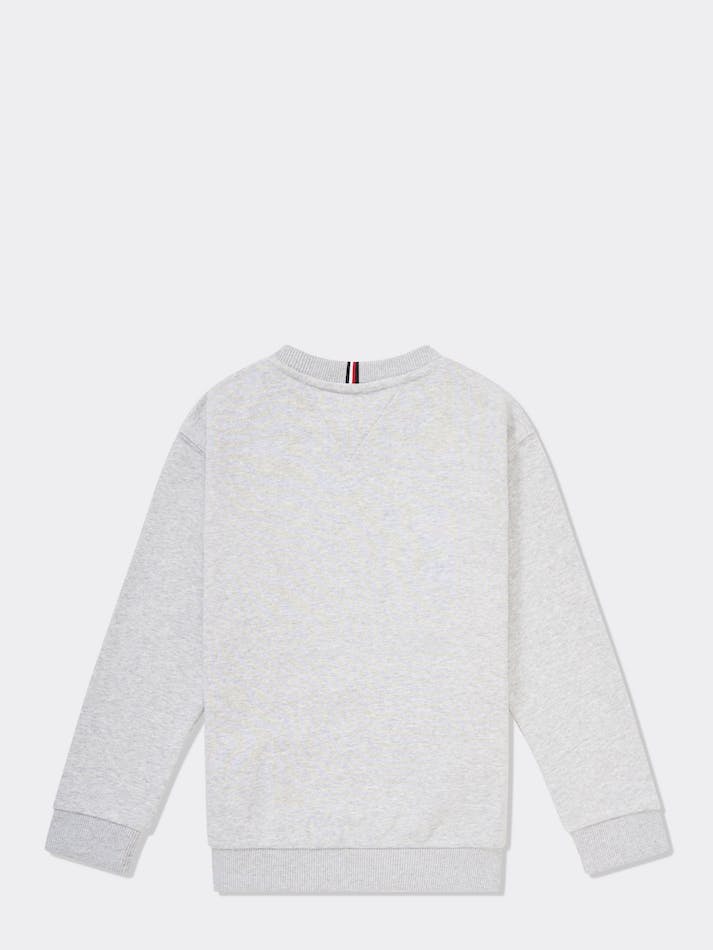 Tommy Hilfiger Boys 3-7 Logo Kids' Sweatshirt Light Grey | Cm8LRMTxtGaq