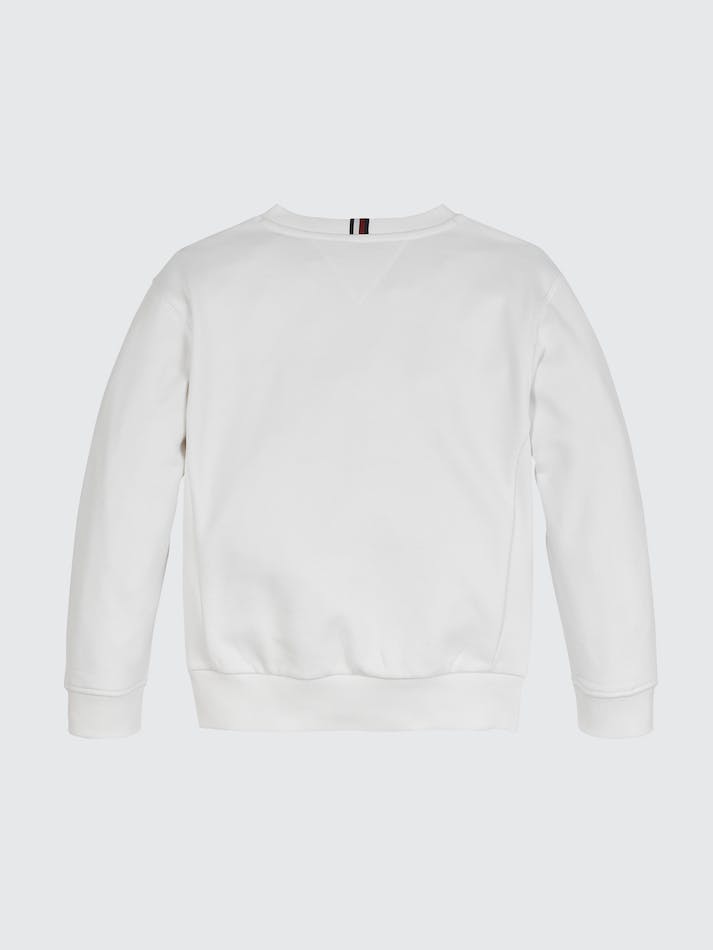 Tommy Hilfiger Boys 3-7 Monogram Watch Kids' Sweatshirt White | c7Tm8rlFNOwv