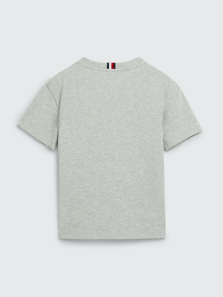 Tommy Hilfiger Boys 3-7 Organic Cotton Monogram Kids' T Shirts Light Grey | lULpg1RxsQQc