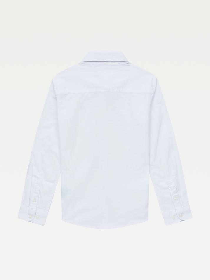 Tommy Hilfiger Boys 3-7 Stretch Oxford Kids' Shirts White | S8JTrMw3cCVo