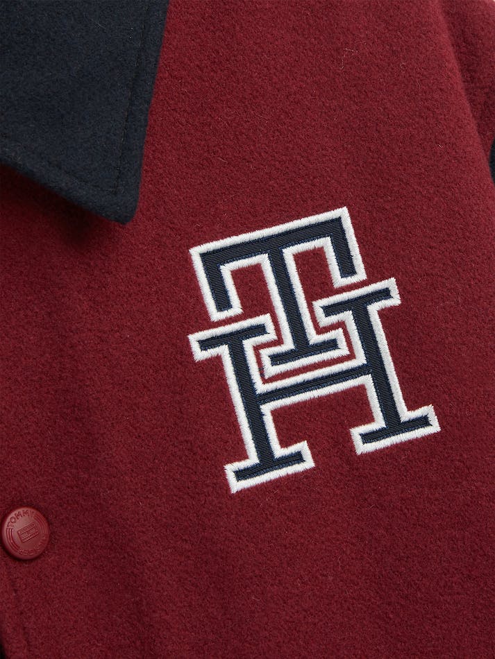 Tommy Hilfiger Boys 3-7 Varsity Back Logo Bomber Kids' Jackets Dark Red | p7LB7oDQqDuv