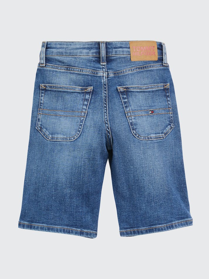 Tommy Hilfiger Boys 3 To 7 Modern Straight Fit Denim Kids' Shorts Mediumused | 9jpRmFGCsNgn