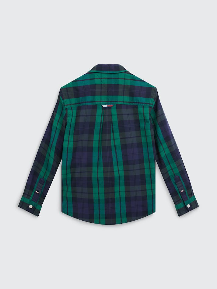 Tommy Hilfiger Boys 8-16 Black Watch Tartan Check Kids' Shirts Black | cWp3rNnuCDFH