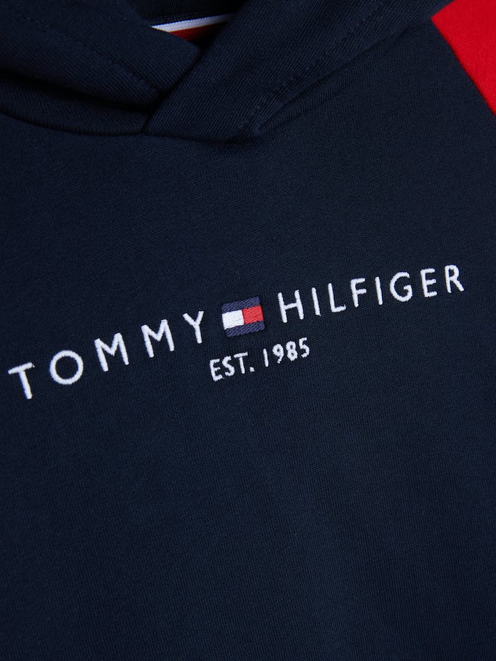 Tommy Hilfiger Boys 8-16 Essential Colour-Blocked Hoodie And Joggers Kids' Loungewear Blue | PB7XY51gPCNo