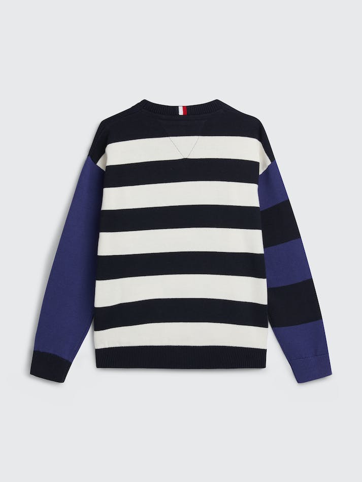 Tommy Hilfiger Boys 8-16 Mixed Stripe Kids' Jumpers Blue / Stripes | QqtQrIDvSYkM