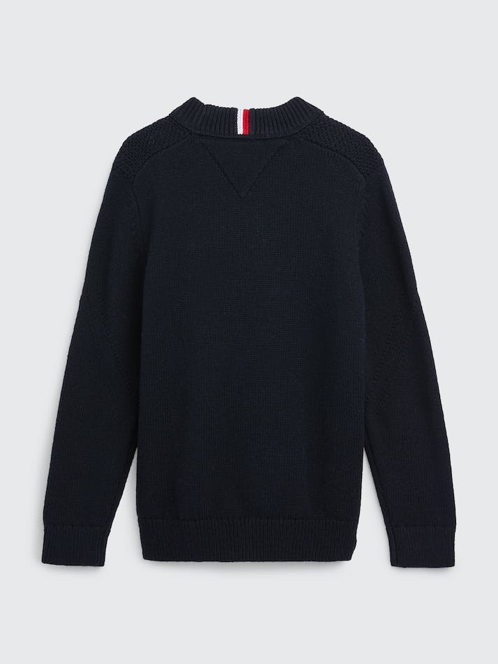 Tommy Hilfiger Boys 8-16 Th Monogram Kids' Jumpers Blue | ShOssTlsunFm