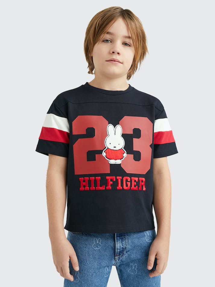 Tommy Hilfiger Boys 8-16 x Miffy Badge Kids' T Shirts Blue | 5ACl49yatHlD