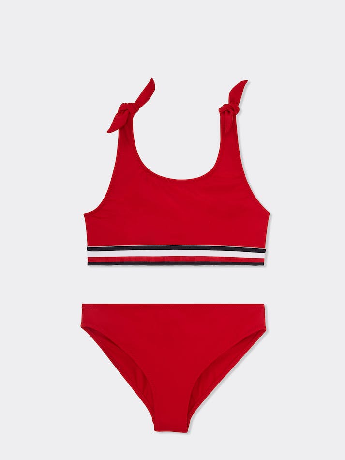 Tommy Hilfiger Bralette Kids' Swimwear Red | hE4uM1JeWaNN