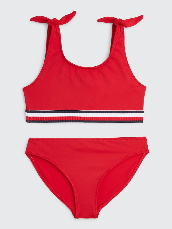 Tommy Hilfiger Bralette Kids\' Swimwear Red | hE4uM1JeWaNN