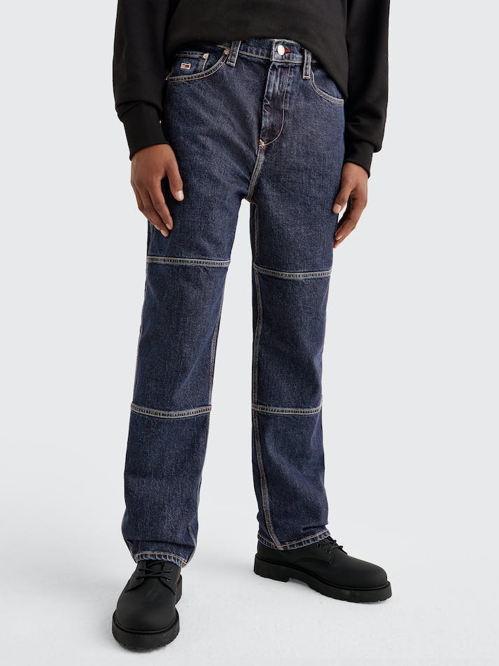 Tommy Jeans Carpenter Baggy Men's Jeans Blue Dark | yKxkNyzlhiEA