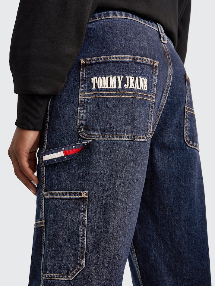 Tommy Jeans Carpenter Baggy Men's Jeans Blue Dark | yKxkNyzlhiEA