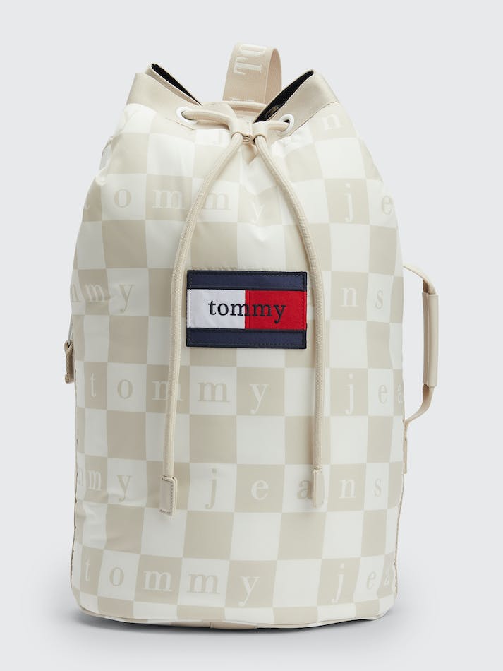 Tommy Hilfiger Checkerboard Sling Women's Bags White | dMJyJRxJJVnV