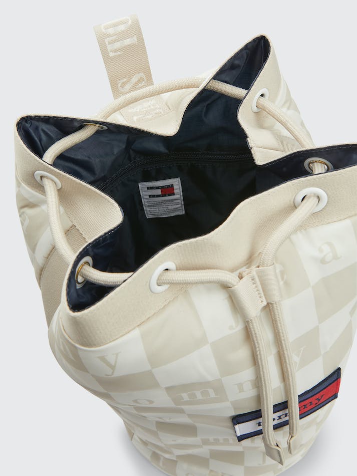 Tommy Hilfiger Checkerboard Sling Women's Bags White | dMJyJRxJJVnV