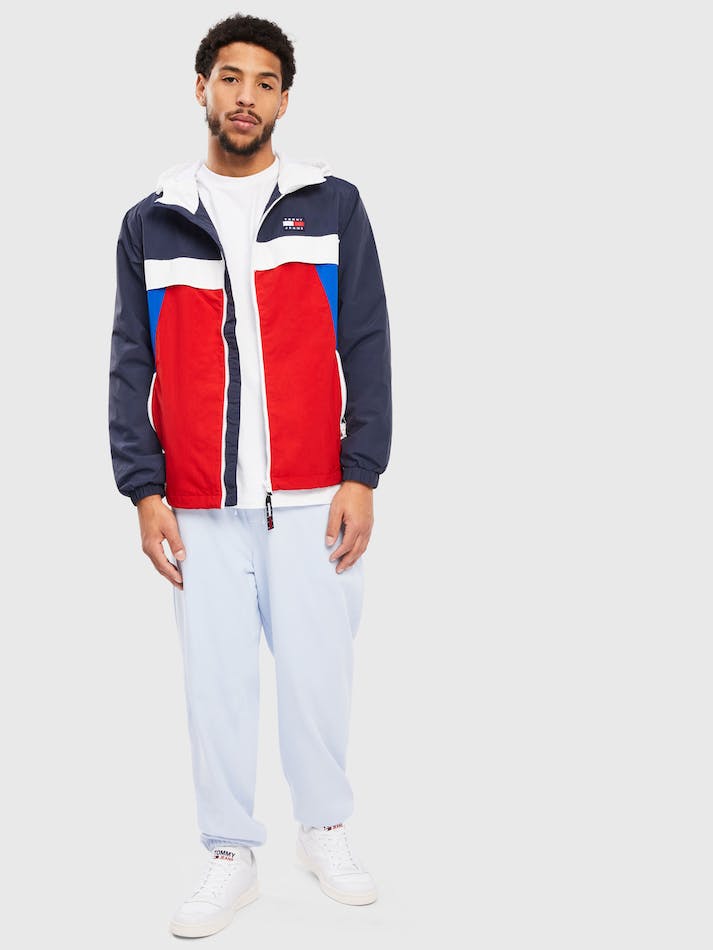 Tommy Jeans Chicago Colourblock Men's Jackets Navy / Multicolor | bxch2BaAyQCz