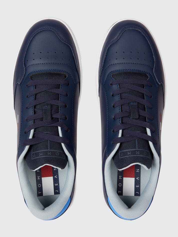 Tommy Hilfiger City Leather Men's Sneakers Navy | hOoVilusLBI3