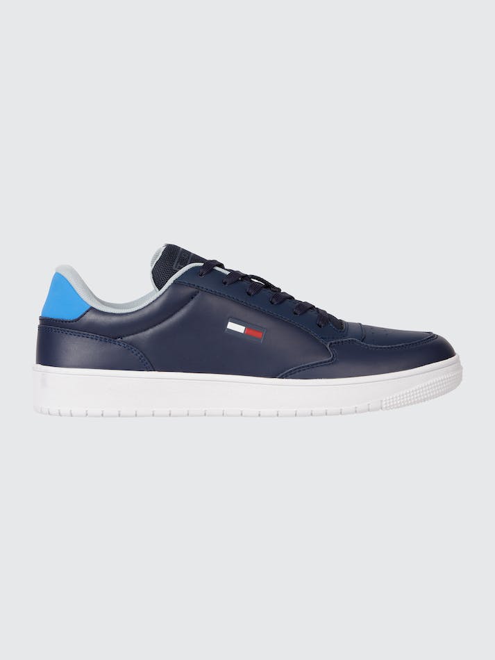 Tommy Hilfiger City Leather Men\'s Sneakers Navy | hOoVilusLBI3