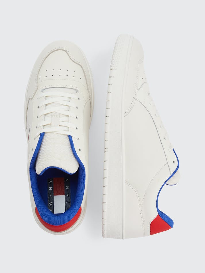 Tommy Hilfiger City Leather Men's Sneakers White | 1owbHW5eXuvV